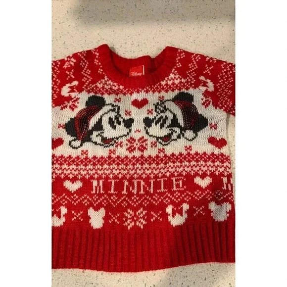 Mickey and Minnie Holiday Sweater - Picture 2 of 4